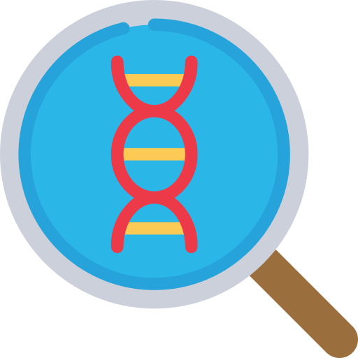 Dna structure Juicy Fish Flat icon
