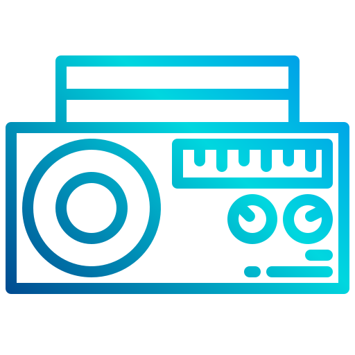 radio xnimrodx Lineal Gradient ikona