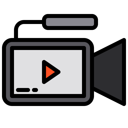 비디오 녹음기 xnimrodx Lineal Color icon