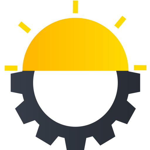 太陽エネルギー Generic Gradient icon