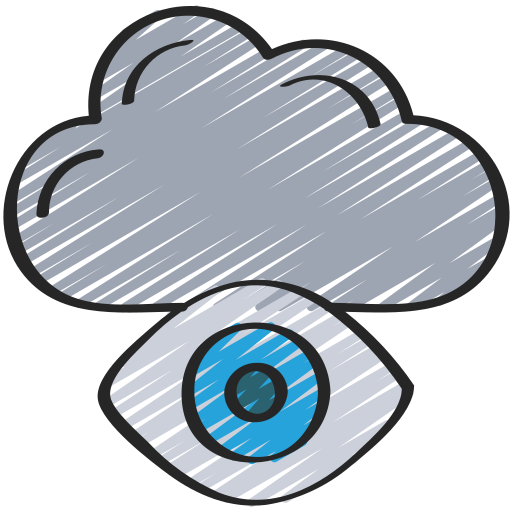 cloud-server Juicy Fish Sketchy icon