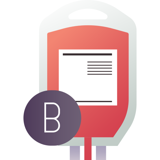 bloedtype Generic Flat Gradient icoon