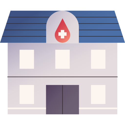 banco de sangre Generic Flat Gradient icono