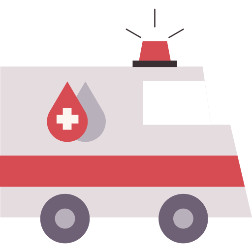 ambulans Chanut is Industries Flat ikona