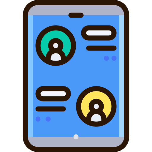 smartphone Tastyicon Lineal color icono
