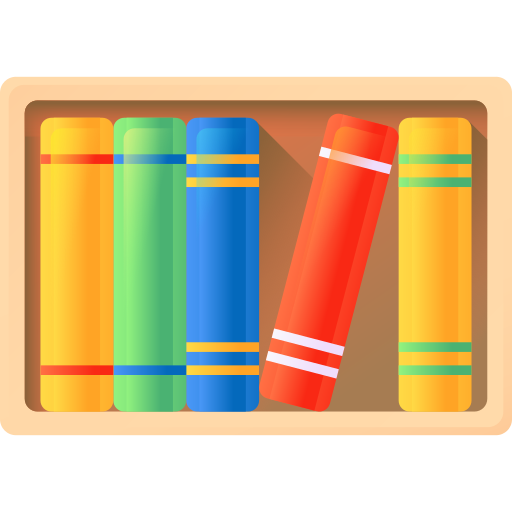 biblioteca 3D Color icona
