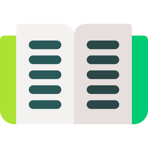 Open book Basic Rounded Flat icon