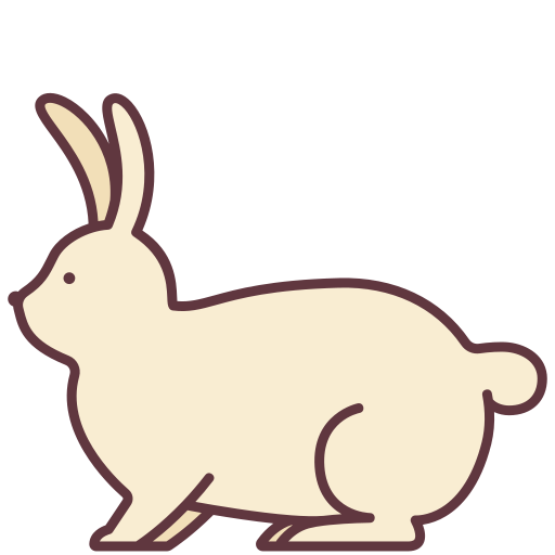 Rabbit Victoruler Linear Colour icon