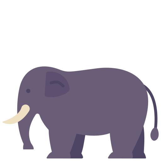 Elephant Victoruler Flat icon