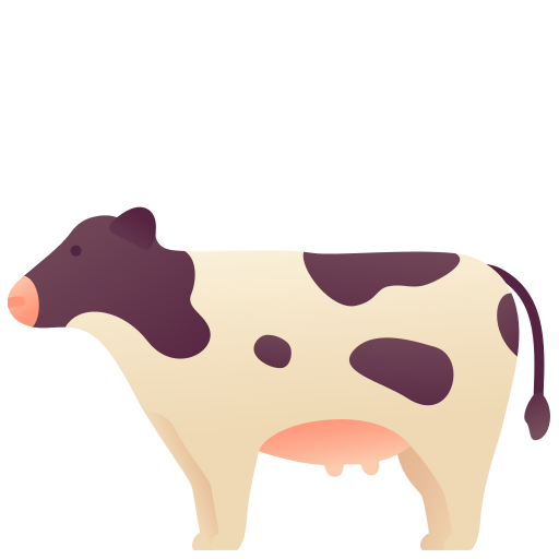 vache Victoruler Gradient Icône