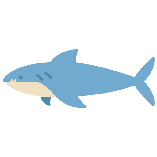 requin Victoruler Flat Icône