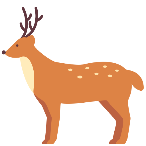 Deer Victoruler Flat icon