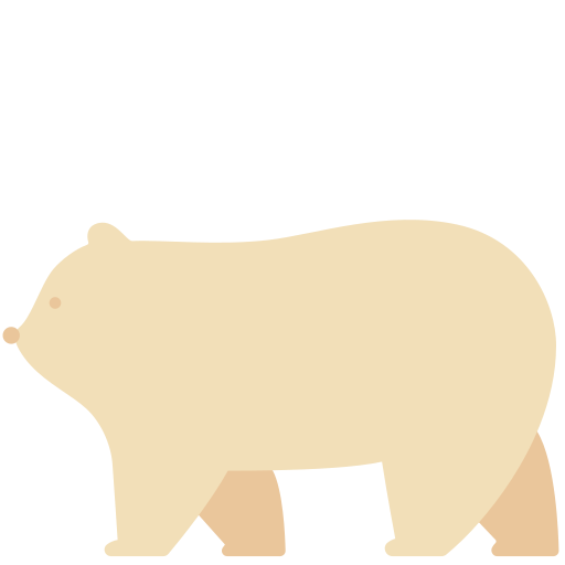 oso polar Victoruler Flat icono