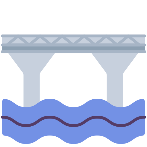 Bridge Victoruler Flat icon