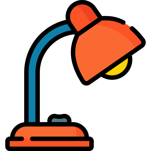Desk lamp Special Lineal color icon