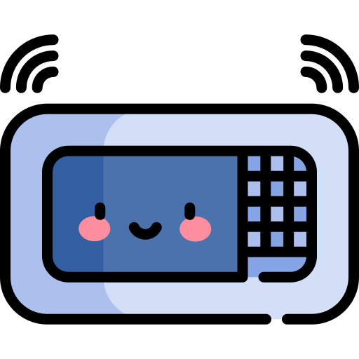 電子レンジ Kawaii Lineal color icon