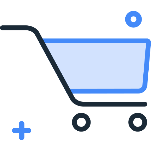 Shopping cart SBTS2018 Blue icon