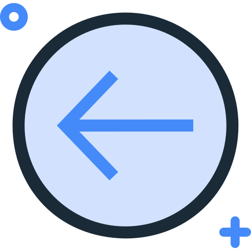 freccia sinistra SBTS2018 Blue icona