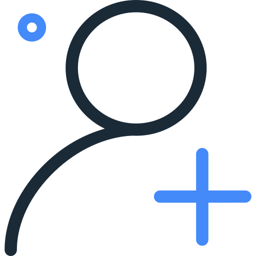 ユーザーを追加する SBTS2018 Blue icon