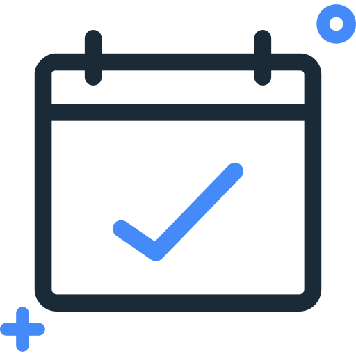 Calendar SBTS2018 Blue icon