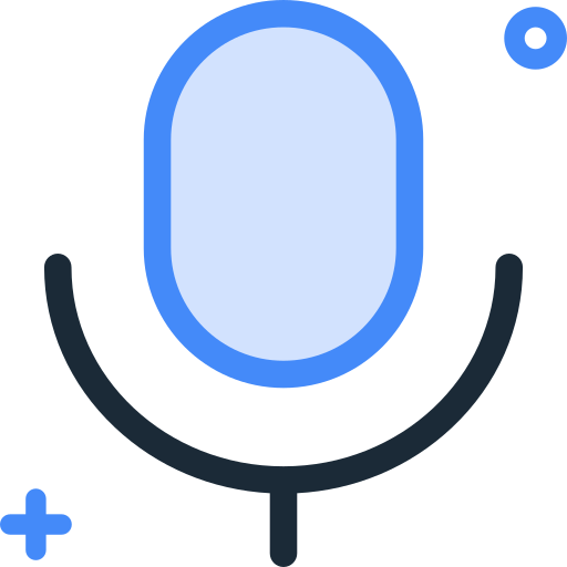 Microphone SBTS2018 Blue icon