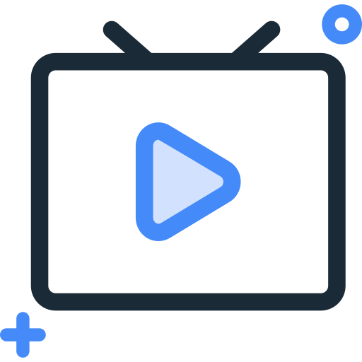televisie SBTS2018 Blue icoon