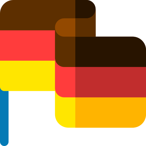 niemcy Basic Rounded Flat ikona