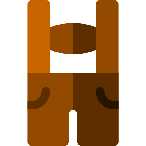 lederhosen Basic Rounded Flat icon
