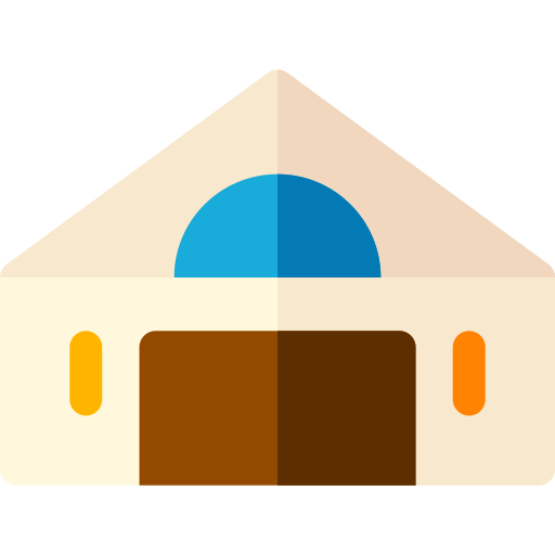 Tent Basic Rounded Flat icon