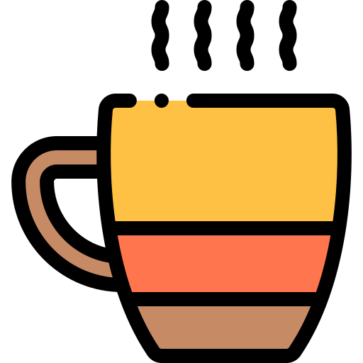 Hot drink Detailed Rounded Lineal color icon