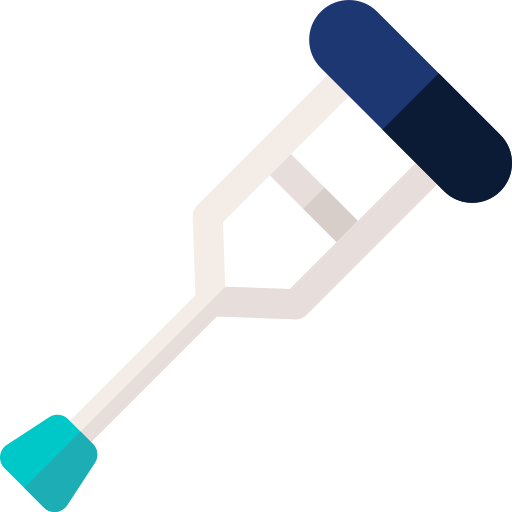Crutch Basic Rounded Flat icon