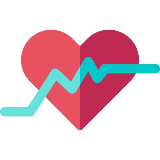 Heart rate Basic Rounded Flat icon