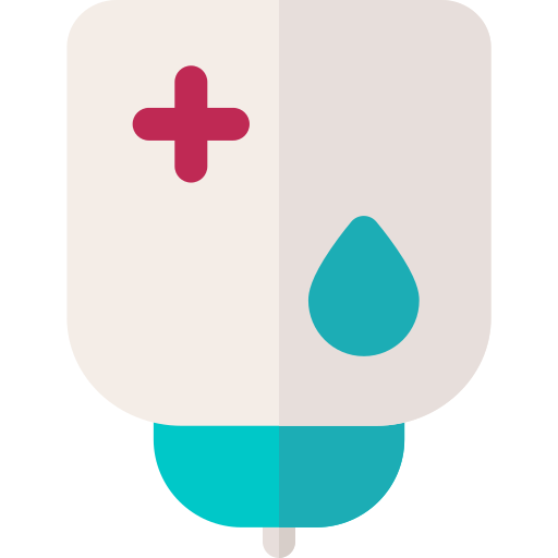 transfusion sanguine Basic Rounded Flat Icône