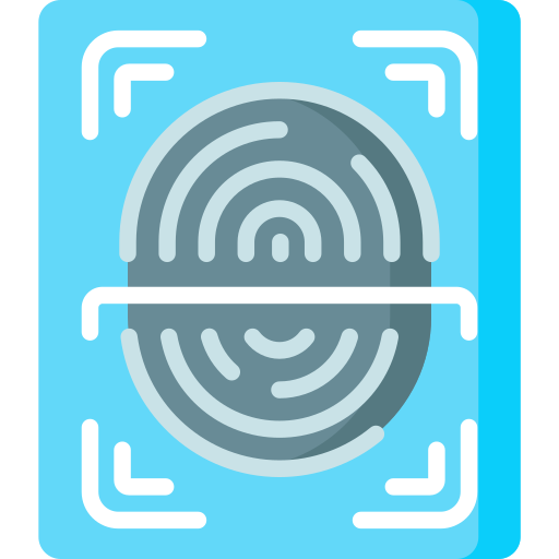 Fingerprint scan Special Flat icon