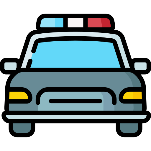 carro de polícia Special Lineal color Ícone