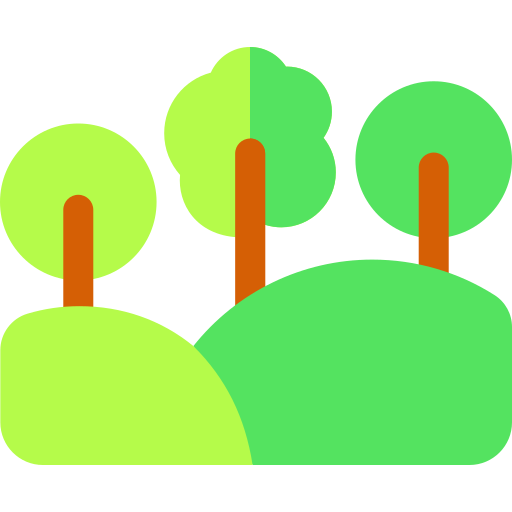 숲 Basic Rounded Flat icon