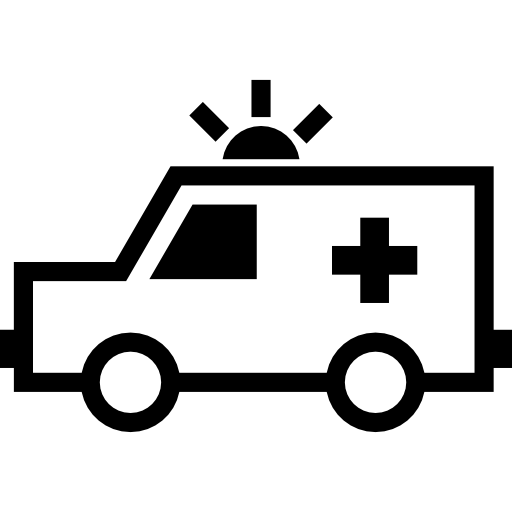 krankenwagen nach links  icon