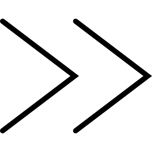 Fast Forward Thin Arrows  icon