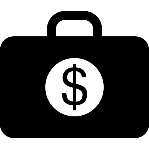maleta de dinero  icono