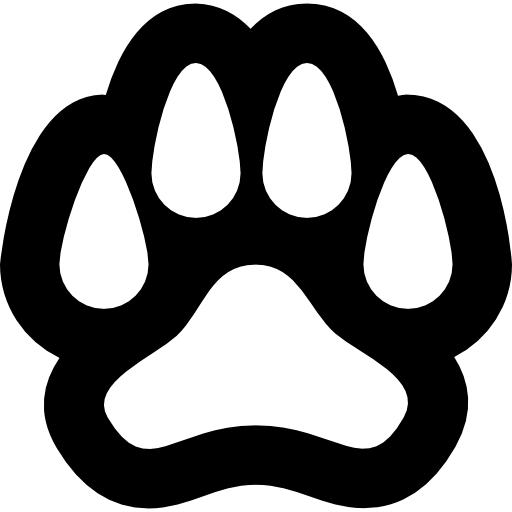 한 개 pawprint  icon