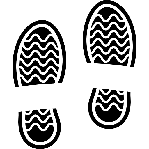 mannelijke schoenen prints  icoon