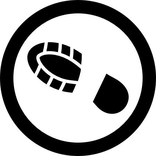 Отпечаток обуви  иконка