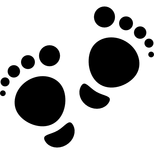voetafdrukken  icoon