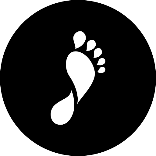 Человеческая нога  иконка