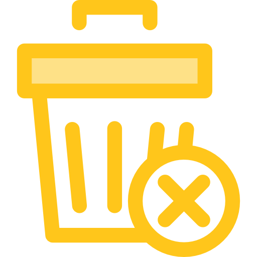 지우다 Monochrome Yellow icon