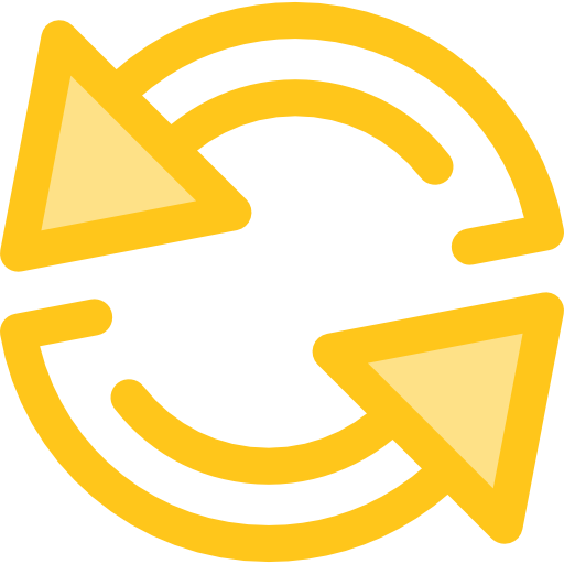 aktualisierung Monochrome Yellow icon