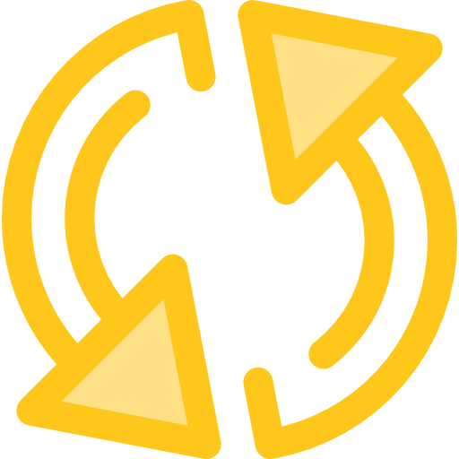 リフレッシュ Monochrome Yellow icon