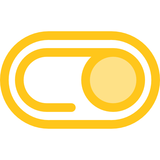 commutateur Monochrome Yellow Icône