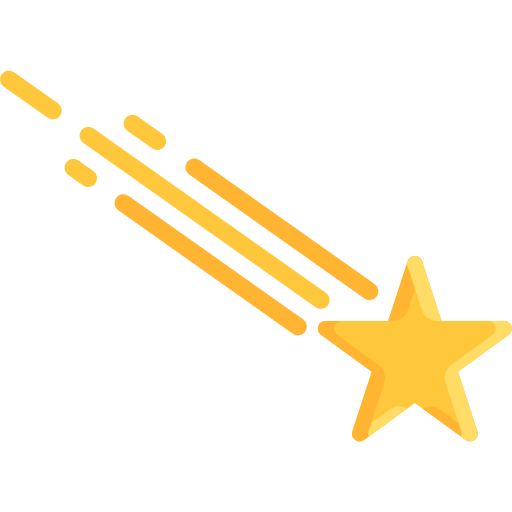 Shooting star Special Flat icon