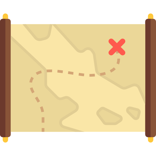 宝の地図 Special Flat icon